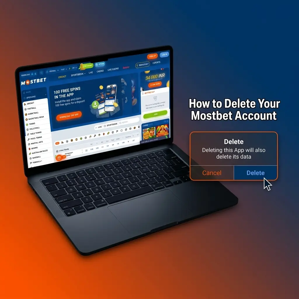 Step-by-step guide on how to delete a Mostbet account through settings or customer support contact