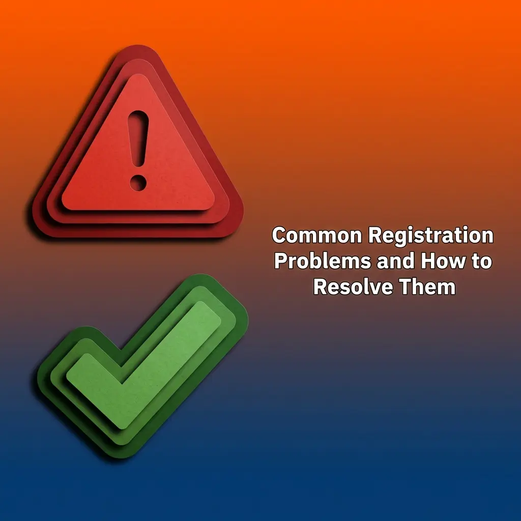 Common registration problems and solutions including confirmation code, form loading, email errors, and account issues in Pakistan