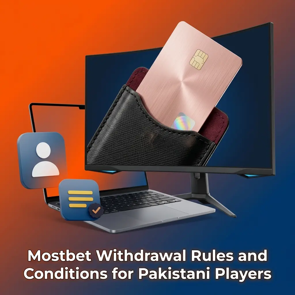 Mostbet withdrawal rules for Pakistani players including KYC verification, bonus wagering, and transaction limits