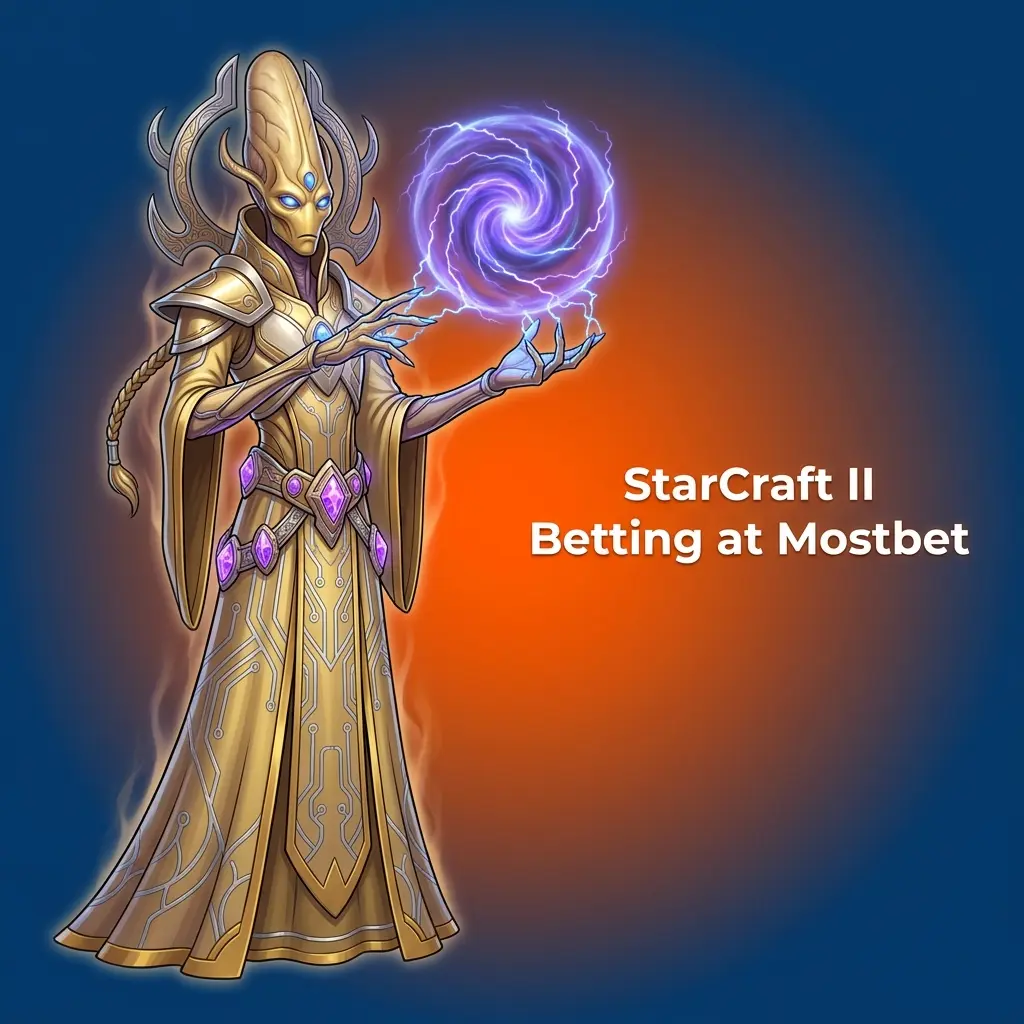 StarCraft II betting on Mostbet featuring match winner and map markets for GSL, WCS, and ESL Pro Tour tournaments